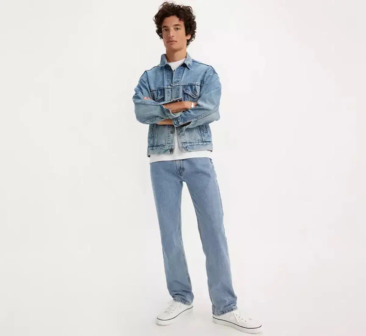 라바이스 505 REGULAR FIT Light Stonewash